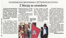 Artyku� o jubileuszu KLO w Go�ciu Niedzielnym